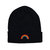 Rainbow Beanie - Black