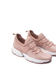 Infinity Glide Blush And White Sneakers