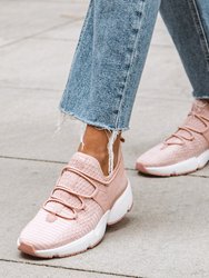 Infinity Glide Blush And White Sneakers