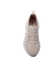 Infinity Glide Light Grey And Peach Sneakers