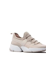 Infinity Glide Light Grey And Peach Sneakers