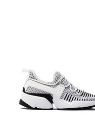 Infinity Glide White And Black Sneakers - White/Black