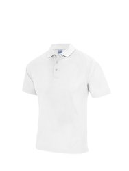 AWDis Cool Mens SuperCool Sports Performance Short Sleeve Polo Shirt (Arctic White) - Arctic White