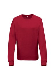 Awdis Girlie Womens Heather Lightweight Crew Neck Sweatshirt (Red Heather) - Red Heather