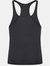 AWDis Just Cool Mens Plain Muscle Sports/Gym Vest Top (Jet Black)