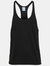 AWDis Just Cool Mens Plain Muscle Sports/Gym Vest Top (Jet Black) - Jet Black