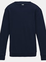 AWDis Just Hoods Childrens/Kids Sweatshirt - Oxford Navy