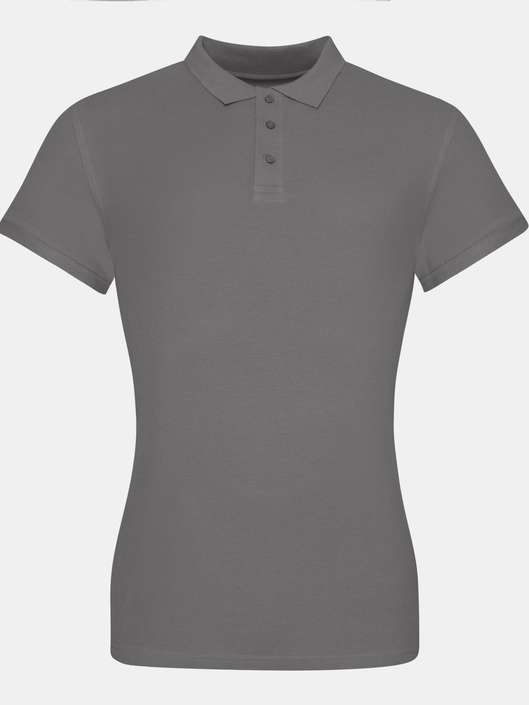 AWDis Just Polos Womens/Ladies The 100 Girlie Polo Shirt (Charcoal) - Charcoal