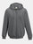 Awdis Plain Mens Hooded Sweatshirt / Hoodie / Zoodie (Steel Gray) - Steel Gray