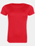 Awdis Womens/Ladies Cool Recycled T-Shirt - Fire red