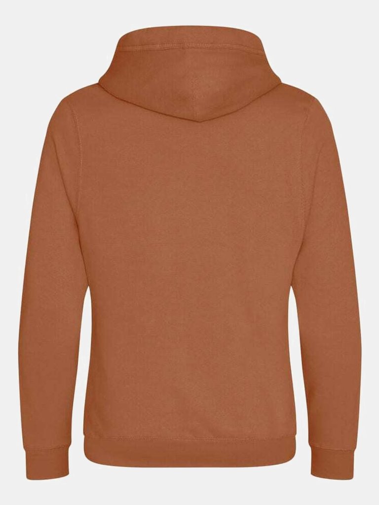 Hoods Mens Cross Neck Hoodie - Ginger Biscuit