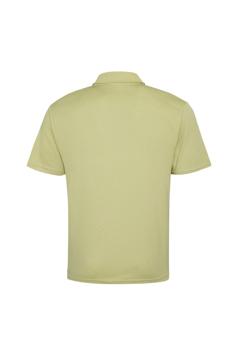 Just Cool Mens Plain Sports Polo Shirt (Desert Sand)