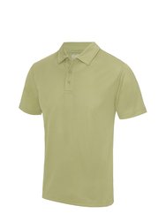 Just Cool Mens Plain Sports Polo Shirt (Desert Sand) - Desert Sand