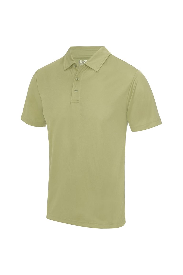 Just Cool Mens Plain Sports Polo Shirt (Desert Sand) - Desert Sand