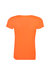 Just Cool Womens/Ladies Sports Plain T-Shirt - Electric Orange