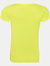 Just Cool Womens/Ladies Sports Plain T-Shirt (Electric Yellow)