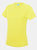 Just Cool Womens/Ladies Sports Plain T-Shirt (Electric Yellow) - Electric Yellow