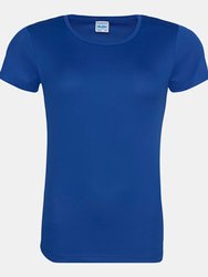Just Cool Womens/Ladies Sports Plain T-Shirt (Royal Blue) - Royal Blue