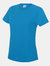 Just Cool Womens/Ladies Sports Plain T-Shirt (Sapphire Blue) - Sapphire Blue