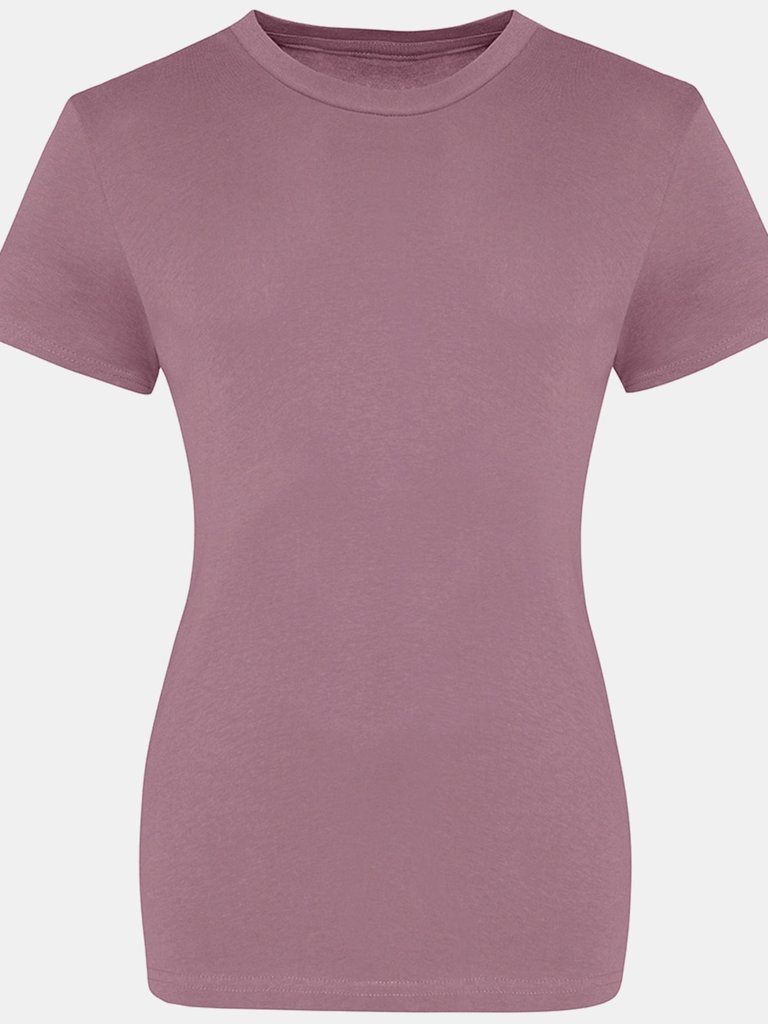 AWDis Just Ts Womens/Ladies The 100 Girlie T-Shirt (Dusty Purple) - Dusty Purple