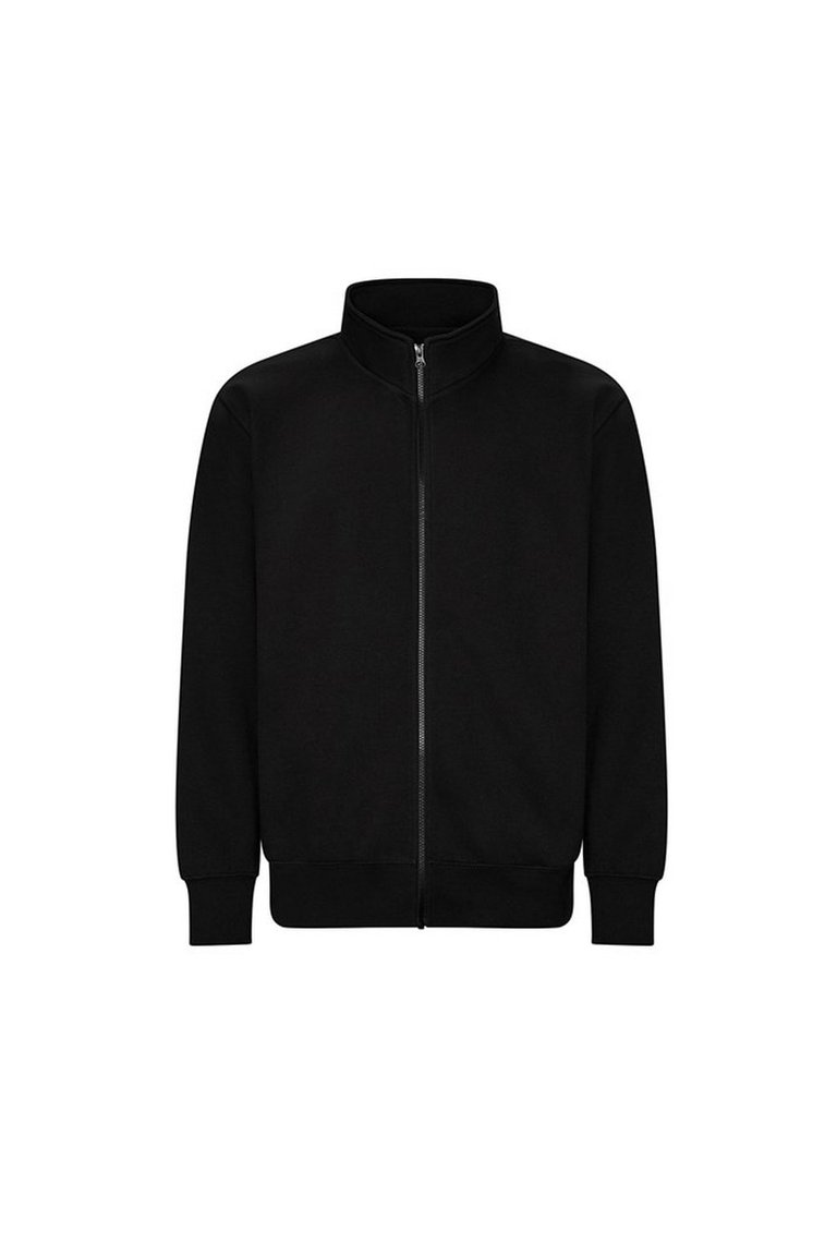 Unisex Adult Campus Full Zip Sweatshirt - Deep Black - Deep Black