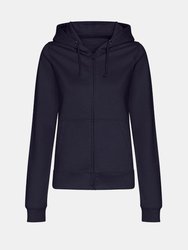 Womens/Ladies College Hoodie - New French Navy - New French Navy