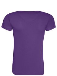 Womens/Ladies Cool Recycled T-Shirt - Charcoal