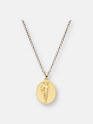 14K Gold Vermeil Aries Necklace - Gold