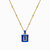 14K Yellow Gold Vermeil Indigo Aura Necklace - Indigo