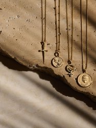 14k Yellow Gold Vermeil Mini Athena Necklace