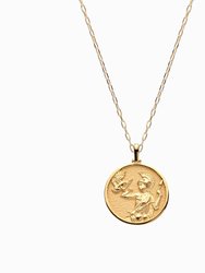 14k Yellow Gold Vermeil Mini Athena Necklace - Gold Vermeil