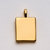 14K Yellow Gold Vermeil Mini Mother Mary Tablet Necklace
