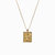 14k Yellow Gold Vermeil Mini Oshun Tablet Necklace - Gold Vermeil