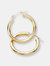 25MM Hoop Earrings - Gold - Gold