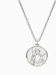 925 Sterling Silver Artemis Necklace - Diamond-Cut Rolo Chain