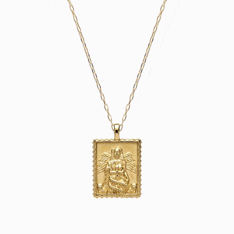Lilith Tablet Necklace - Gold Vermeil - Gold Vermeil