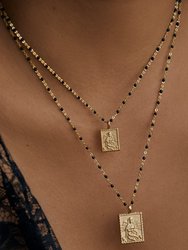 Lilith Tablet Necklace - Gold Vermeil