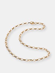 Oval Cable Link Necklace