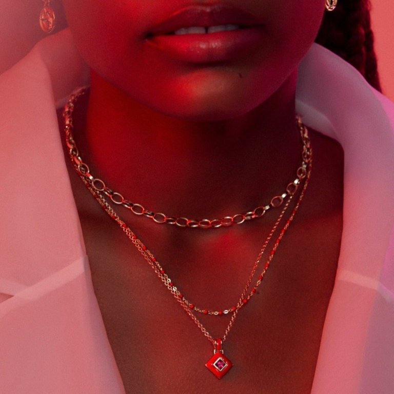 Red Aura Necklace