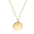 Solid 14K Yellow Gold Cleopatra Necklace