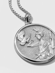 Solid Sterling Silver Athena Necklace