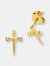 Sword Stud Earring - Gold