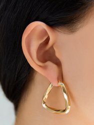 Triangle Hoop Earrings