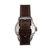 Axwell Blazer Leather Strap Watch - Brown/Navy