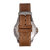 Axwell Blazer Leather Strap Watch - Tan/Black