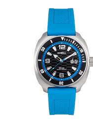 Axwell Mirage Strap Watch w/Date - Light Blue