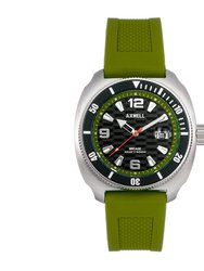 Axwell Mirage Strap Watch w/Date - Green