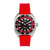 Axwell Mirage Strap Watch w/Date - Red