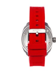 Axwell Mirage Strap Watch w/Date - Red