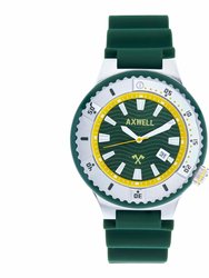 Axwell Summit Strap Watch w/Date - Green